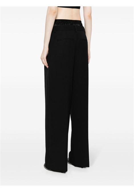 Pantaloni con design a strati in nero - donna ALEXANDER WANG | 1WC1244674001